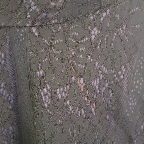 Trac halter top Lace Navy blur Sleeveless Skater Dress 1 XL - Picture 7 of 14